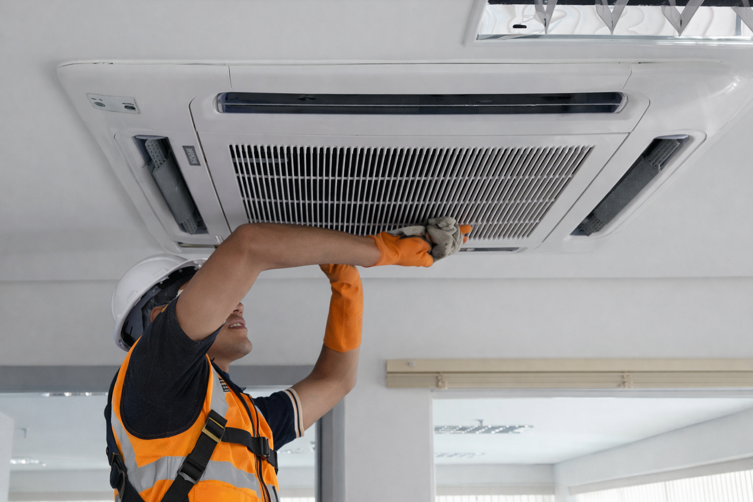 Técnico em manutenção de central de ar empresarial