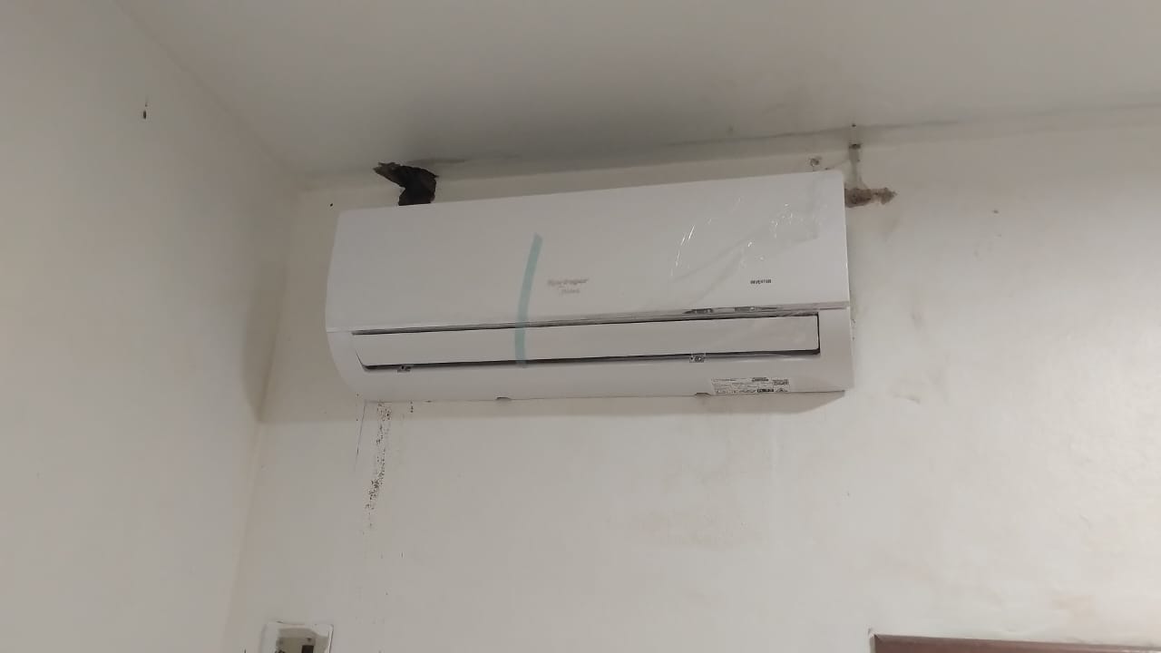 Ar condicionado split instalado